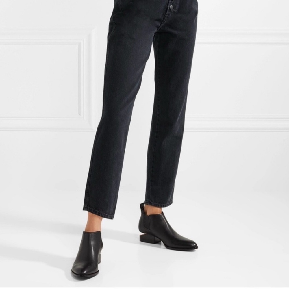 Alexander Wang Black Ankle Boots with Heel Detail